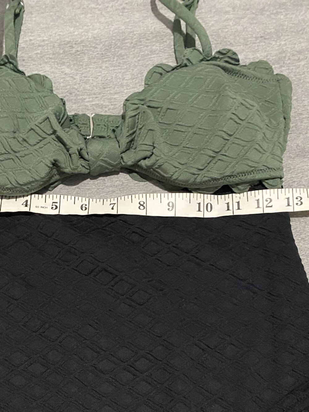 Cupshe One-Piece Swimwear Green Black Medium Womens (264) - Picture 3 of 10
